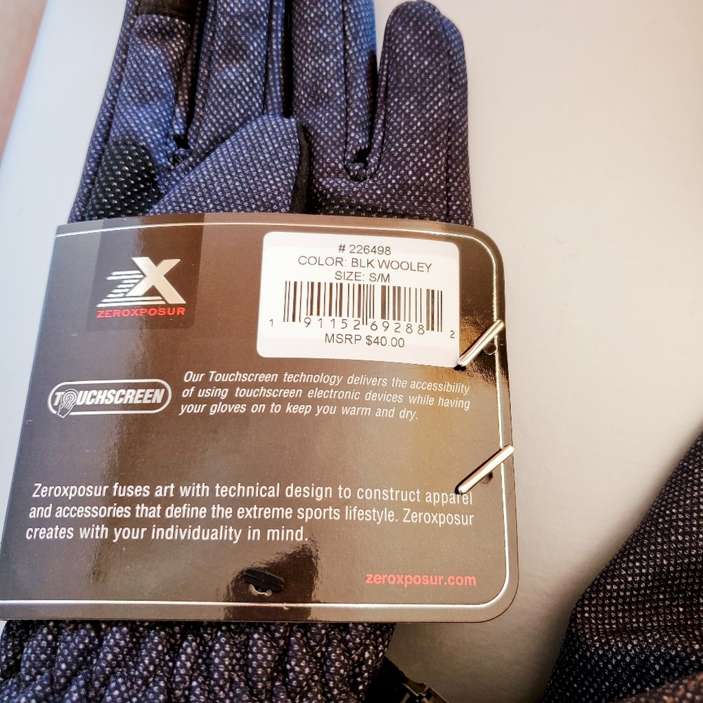 Zeroxposur Soft Shell Gloves With Touchscreen - image 2